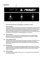 Предварительный просмотр 9 страницы Peavey Triple XXX 212 Operation Manual