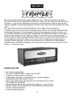 Предварительный просмотр 25 страницы Peavey Triple XXX Operating Manual