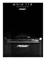 Preview for 1 page of Peavey ULTRA 112 Operating Manual