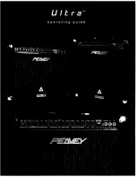 Peavey Ultra User Manual предпросмотр