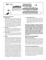 Предварительный просмотр 3 страницы Peavey UMA/12T Operating Instructions Manual