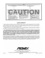 Предварительный просмотр 8 страницы Peavey UMA/12T Operating Instructions Manual