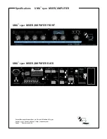 Preview for 4 page of Peavey UMA 1502 Specifications