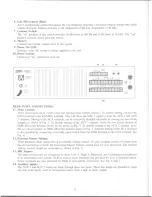 Предварительный просмотр 4 страницы Peavey UMA 150T II Operating Manual