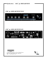 Preview for 4 page of Peavey UMA 752 Specifications