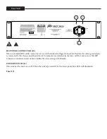 Preview for 5 page of Peavey Unity DR16 Quick Start Manuals