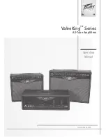 Предварительный просмотр 1 страницы Peavey Valve King Royal 8 Operating Manual