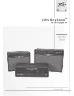 Предварительный просмотр 1 страницы Peavey Valve King Series Operating Manual