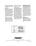 Preview for 4 page of Peavey VB -3 Specification Sheet