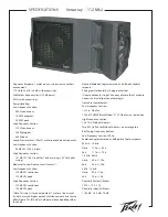 Preview for 1 page of Peavey Versarray 112 Mk2 Specifications