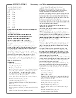 Preview for 7 page of Peavey Versarray 112 Mk2 Specifications