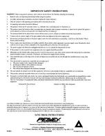 Предварительный просмотр 6 страницы Peavey VMP 2 Operating Manual