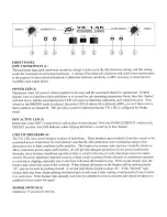 Предварительный просмотр 3 страницы Peavey VX 1.5 K Operating Manual