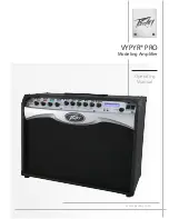 Peavey VYPYR PRO Operating Manual preview