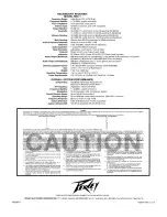 Предварительный просмотр 11 страницы Peavey Wireless Performer Owner'S Manual