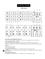 Preview for 3 page of Peavey XM 4 Operating Manual