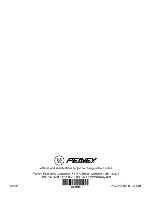 Preview for 22 page of Peavey XR 1600F Operating Manual