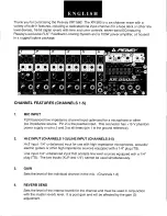 Preview for 3 page of Peavey XR 560 Operating Manual