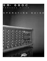 Preview for 1 page of Peavey XR 680C Operating Manual