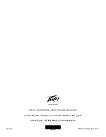 Предварительный просмотр 64 страницы Peavey XR 684F Operation Manual