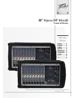 Preview for 1 page of Peavey XR 8300 Operating Manual