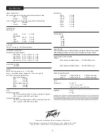 Предварительный просмотр 15 страницы Peavey XR s Operating Manual