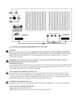 Предварительный просмотр 8 страницы Peavey XRD 680 Operating Manual