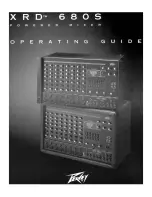 Preview for 1 page of Peavey XRD 680S Operating Manual