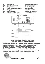 Preview for 1 page of Pebaro 0290 Operating Manual