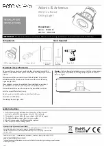 Pebble Grey Adonis Installation Instructions preview