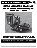 Peco 35621205-06 Owner'S Manual preview