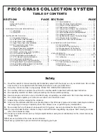 Preview for 2 page of Peco 37131504 Operator'S Manual