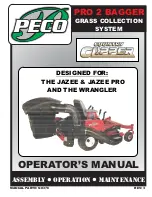 Предварительный просмотр 1 страницы Peco PRO 2 BAGGER Operator'S Manual