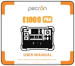 Pecron E1000 PRO User Manual предпросмотр