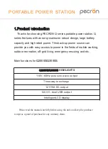 Предварительный просмотр 3 страницы Pecron Q2000S User Manual