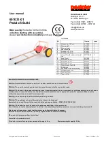 Preview for 3 page of pedalo 651031-01 User Manual