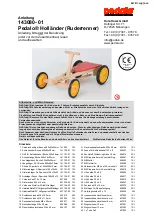 pedalo Dutchman 143080- 01 Manual preview