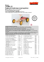 Предварительный просмотр 3 страницы pedalo Dutchman 143080- 01 Manual