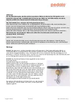 Preview for 2 page of pedalo Pyramido 657045 User Manual