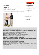 Preview for 3 page of pedalo Reha-Bar S User Manual