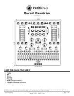 PedalPCB Covert Overdrive Wiring Diagram preview