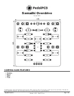 PedalPCB Samadhi Overdrive Wiring Diagram preview