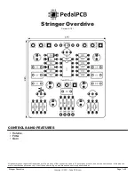 PedalPCB Stringer Overdrive Wiring Diagram preview