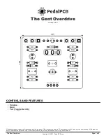 PedalPCB The Gent Overdrive Wiring Diagram предпросмотр