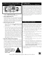 Предварительный просмотр 3 страницы Pedigo P-2040-S Manual