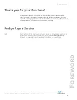 Preview for 3 page of Pedigo P-2147 Operator'S Manual