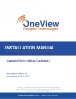 Preview for 1 page of Pedigree Technologies CameraView JC400 Installation Manual