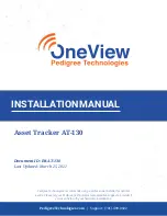 Pedigree Technologies OneView AT-130 Installation Manual предпросмотр