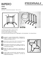 Pedrali IMPERO 4080 Instructions preview