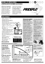 Предварительный просмотр 9 страницы PEDROLLO PRESFLO 50066/115 User Manual